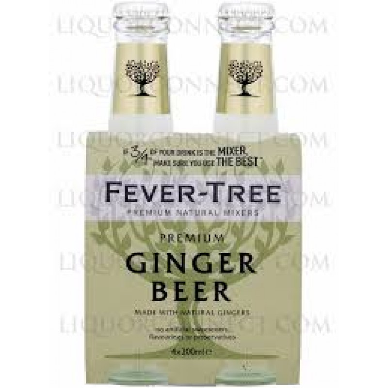 FEVER TREE GINGER BEER BOTTLES 200ML CS/24